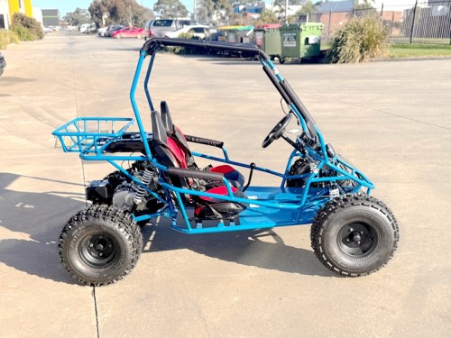 RAPTOR 150cc Semi Auto Buggy Teens & Adults Off Road Go Kart ATV Quad BLUE