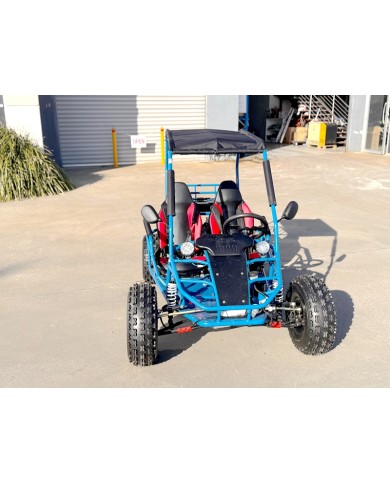 RAPTOR 150cc Semi Auto Buggy Teens & Adults Off Road Go Kart ATV Quad BLUE