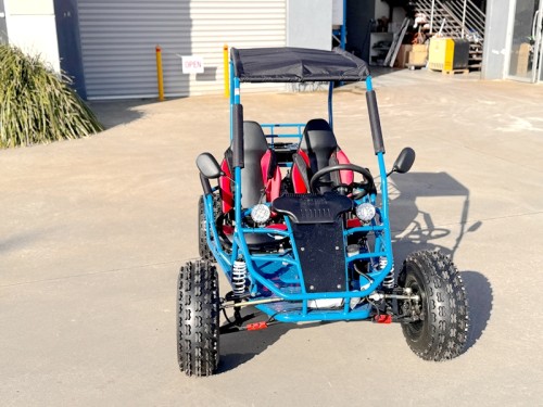 RAPTOR 150cc Semi Auto Buggy Teens & Adults Off Road Go Kart ATV Quad BLUE