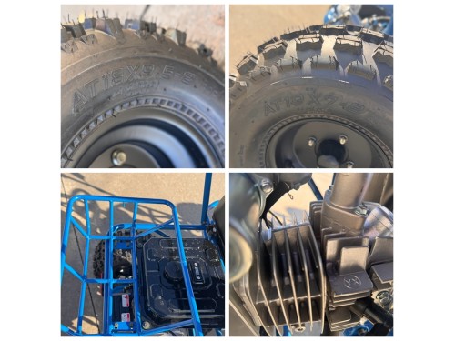 RAPTOR 150cc Semi Auto Buggy Teens & Adults Off Road Go Kart ATV Quad BLUE