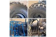 RAPTOR 150cc Semi Auto Buggy Teens & Adults Off Road Go Kart ATV Quad BLUE