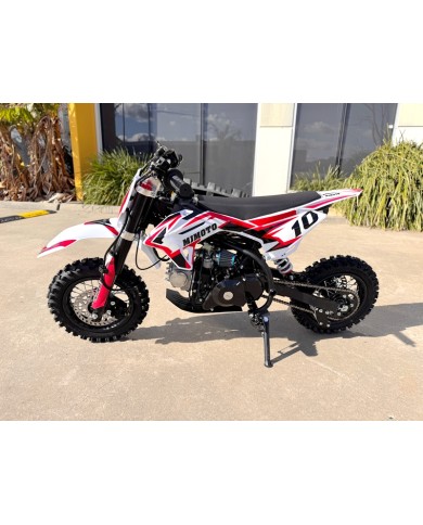 Bolt 50 50cc Kids Dirt Bike 4-Stroke Electric Start Safe Easy Fun Off Road AUTO RED