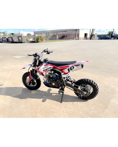 Bolt 50 50cc Kids Dirt Bike 4-Stroke Electric Start Safe Easy Fun Off Road AUTO RED