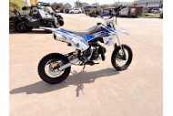 110cc Dirt Bike Trail Pit Bike Motor Electric Start Semi Auto Junior Bike Kid Blue