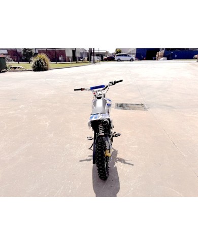 110cc Dirt Bike Trail Pit Bike Motor Electric Start Semi Auto Junior Bike Kid Blue