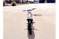 110cc Dirt Bike Trail Pit Bike Motor Electric Start Semi Auto Junior Bike Kid Blue