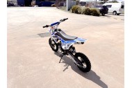 110cc Dirt Bike Trail Pit Bike Motor Electric Start Semi Auto Junior Bike Kid Blue