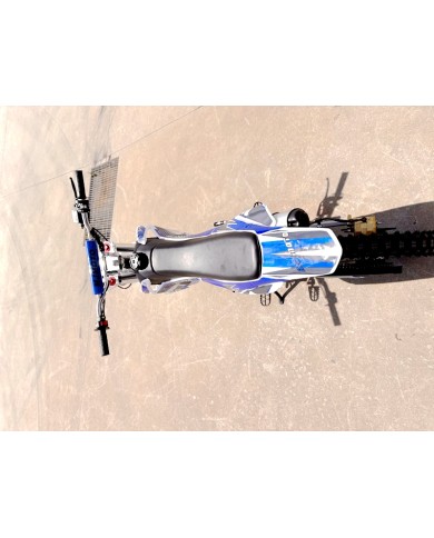 110cc Dirt Bike Trail Pit Bike Motor Electric Start Semi Auto Junior Bike Kid Blue