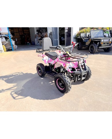 WILDFORCE49 49CC FARM QUAD BIKE ATV BUGGY KIDS 4 WHEELER HUASHENG 2-STROKE PINK