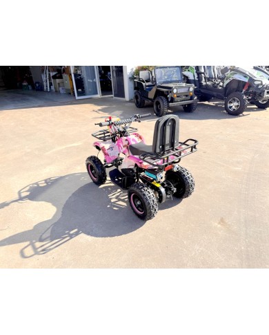 WILDFORCE49 49CC FARM QUAD BIKE ATV BUGGY KIDS 4 WHEELER HUASHENG 2-STROKE PINK