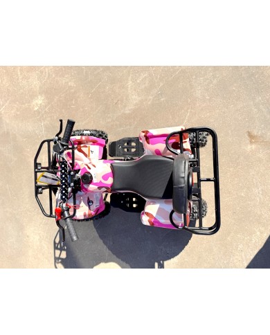 WILDFORCE49 49CC FARM QUAD BIKE ATV BUGGY KIDS 4 WHEELER HUASHENG 2-STROKE PINK