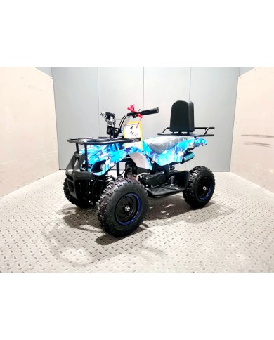 WILDFORCE49 49CC FARM QUAD BIKE ATV BUGGY KIDS 4 WHEELER HUASHENG 2-STROKE BLUE