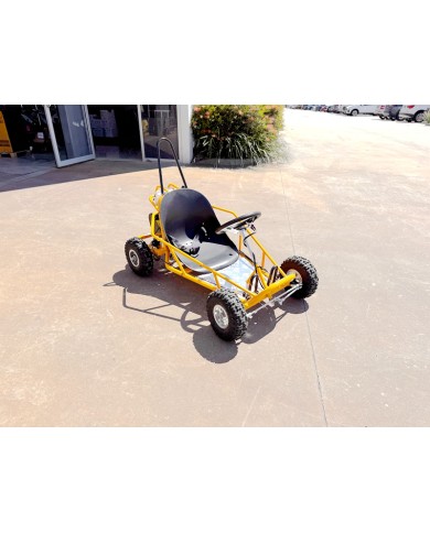 Brand New 49cc Mini Go Kart 4 Wheeler Kids 2 Stroke Buggy Quad Atv Yellow