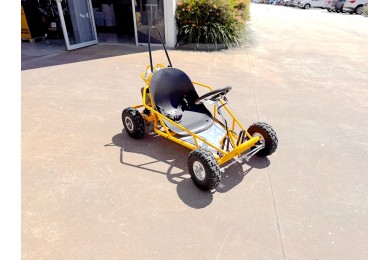 Brand New 49cc Mini Go Kart 4 Wheeler Kids 2 Stroke Buggy Quad Atv Yellow