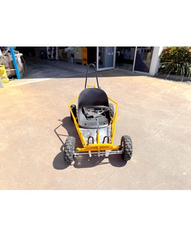 Brand New 49cc Mini Go Kart 4 Wheeler Kids 2 Stroke Buggy Quad Atv Yellow