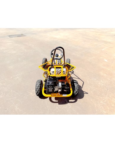 Brand New 49cc Mini Go Kart 4 Wheeler Kids 2 Stroke Buggy Quad Atv Yellow