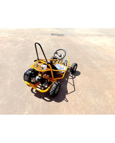 Brand New 49cc Mini Go Kart 4 Wheeler Kids 2 Stroke Buggy Quad Atv Yellow