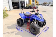150CC ATV Sport Quad 4 Wheel Buggy Semi Auto ZOOMER GREY kids Adults Off-road