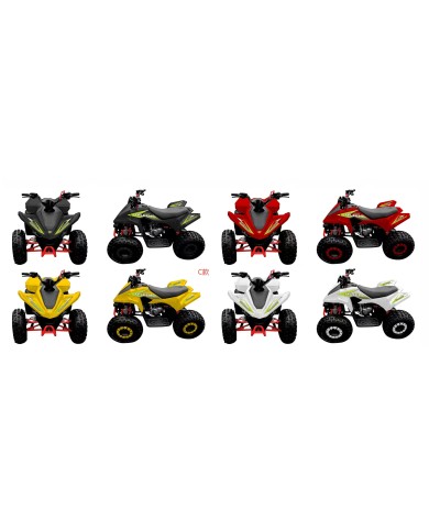 150CC ATV Sport Quad 4 Wheel Buggy Semi Auto ZOOMER GREY kids Adults Off-road