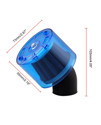 35mm Angle Steel Pod Air Filter Cleaner waterproof cover dust cover dirt bike