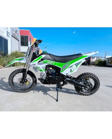 110cc Dirt Bike Trail Pit Bike Motor Electric Start Semi Auto Junior Bike Kid Green