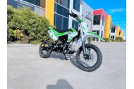 110cc Dirt Bike Trail Pit Bike Motor Electric Start Semi Auto Junior Bike Kid Green