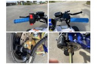 125CC ATV Quad Sport Dirt Bike 4 Wheel Buggy Go kart Rear Rack Semi Auto 1+1 BLUE