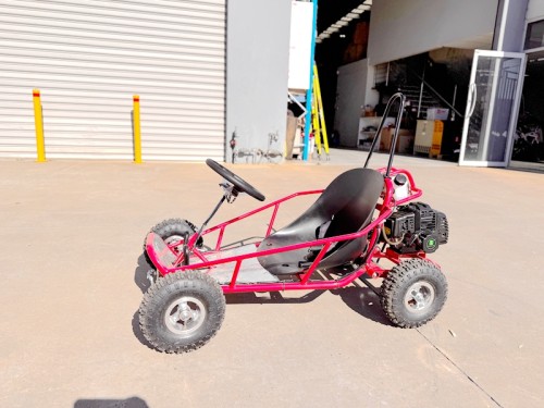 Brand New 49cc Mini Go Kart 4 Wheeler Kids 2 Stroke Buggy Quad Atv Red