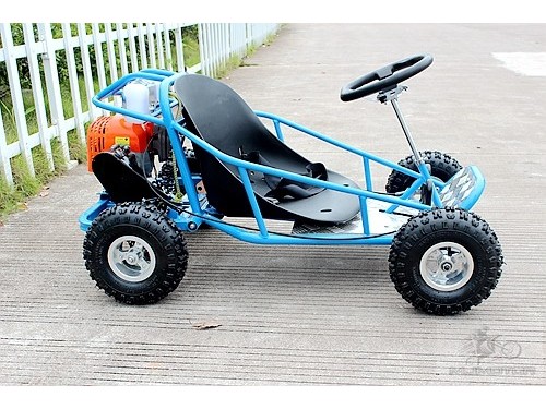 2017 Brand New 49cc Mini Go Kart 4 Wheeler Kids 2 Stroke Buggy Quad Atv Blue