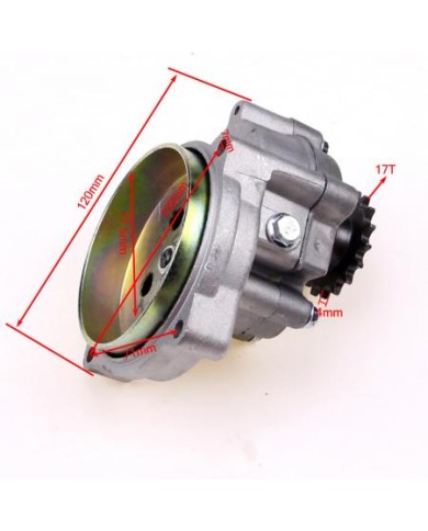 Gear Box Clutch Drum Bell Housing 47 49cc 17T T8F Pocket Quad Dirt Bike ATV