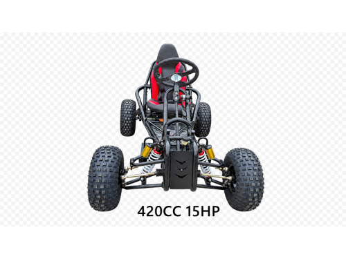 Torque420X Go Kart 15hp 420cc Teen Adult Off Road Buggy Torque Converter E-starter