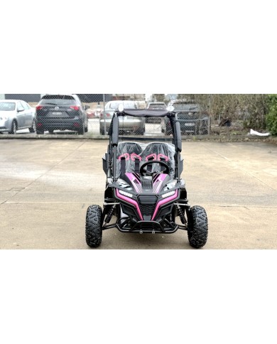 FORZA 1 K1 Dune Buggy 163CC 5.5HP Off Road UTV ATV 2 Seater 4 Wheel Go kart REV PINK