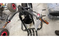 handlebar 660mm 22mm 3mm Thickness Steel Handle Bar drift trike Gold black
