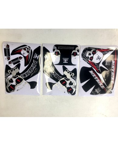 SKULL HONDA CRF 50 STICKERS GRAPHICS KIT DIRT/PIT 50/70/110/125CC PITPRO