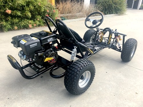 OFFROAD 9HP 270CC GO KART SINGLE SEAT ADULT BUGGY QUAD ATV SUSPENSION WET CLUTCH
