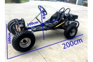 OFFROAD 9HP 270CC GO KART SINGLE SEAT ADULT BUGGY QUAD ATV SUSPENSION WET CLUTCH