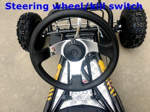 200cc 6.5HP Go Kart Wet Clutch Dune Buggy ATV Quad 4 Stroke Adult/Teen/Kid Sizes