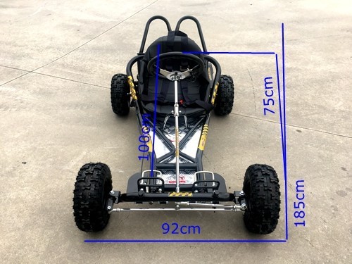 200cc 6.5HP Go Kart Wet Clutch Dune Buggy ATV Quad 4 Stroke Adult/Teen/Kid Sizes