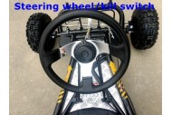 200cc 6.5HP Go Kart Wet Clutch Dune Buggy ATV Quad 4 Stroke Top Roll Cage