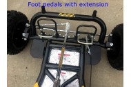 200cc 6.5HP Go Kart Wet Clutch Dune Buggy ATV Quad 4 Stroke Top Roll Cage