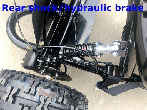 200cc 6.5HP Go Kart Wet Clutch Dune Buggy ATV Quad 4 Stroke Top Roll Cage